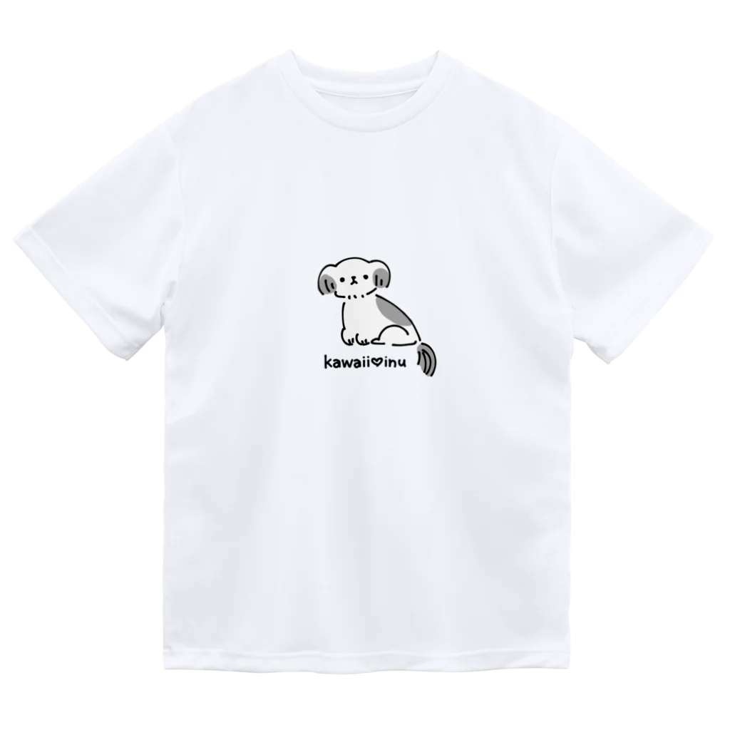 雨空ソーダの雨空ルイのkawaii♥inu(灰) Dry T-Shirt