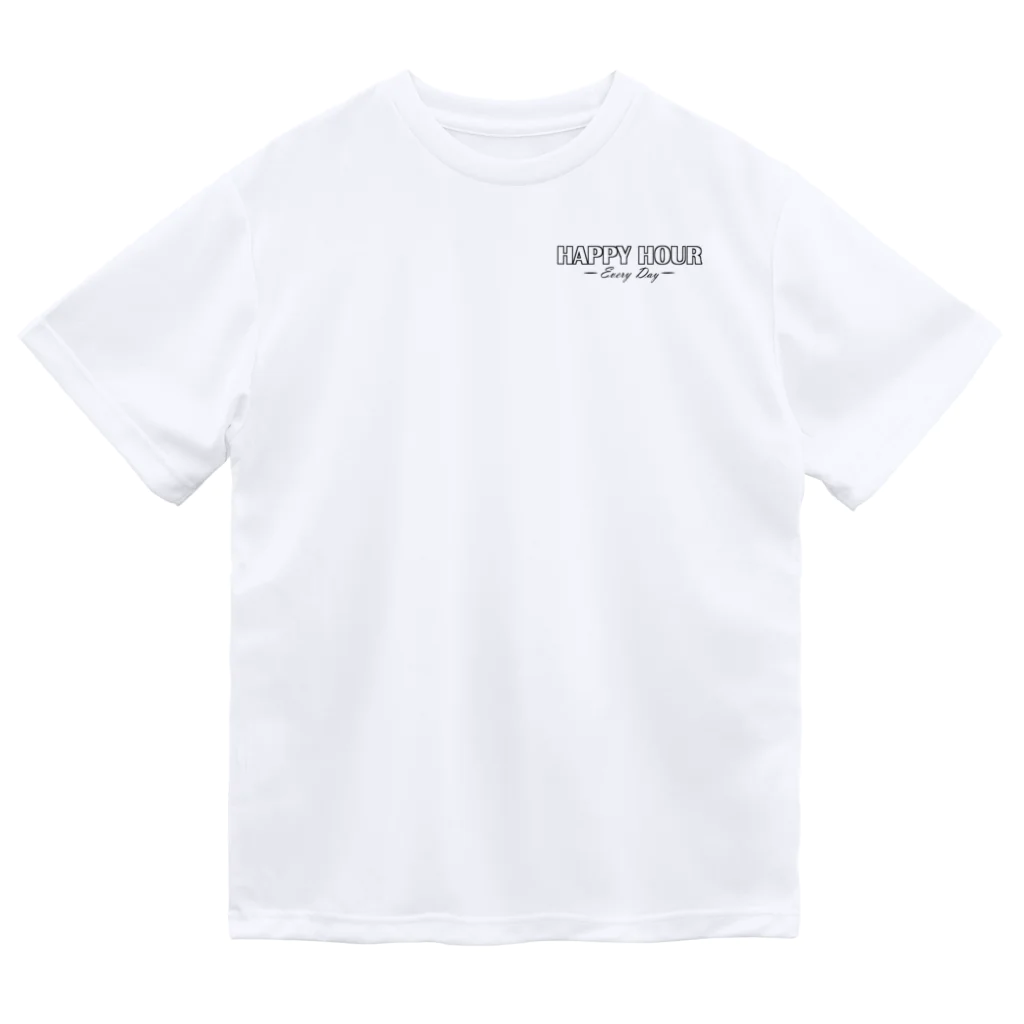 nidan-illustrationの"HAPPY HOUR"(B&W) #2 Dry T-Shirt