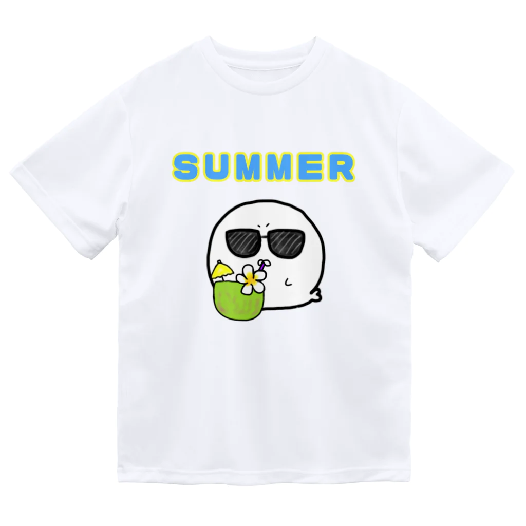 ふゆざらしのハウスのあざらし(ココナツ) ドライTシャツ