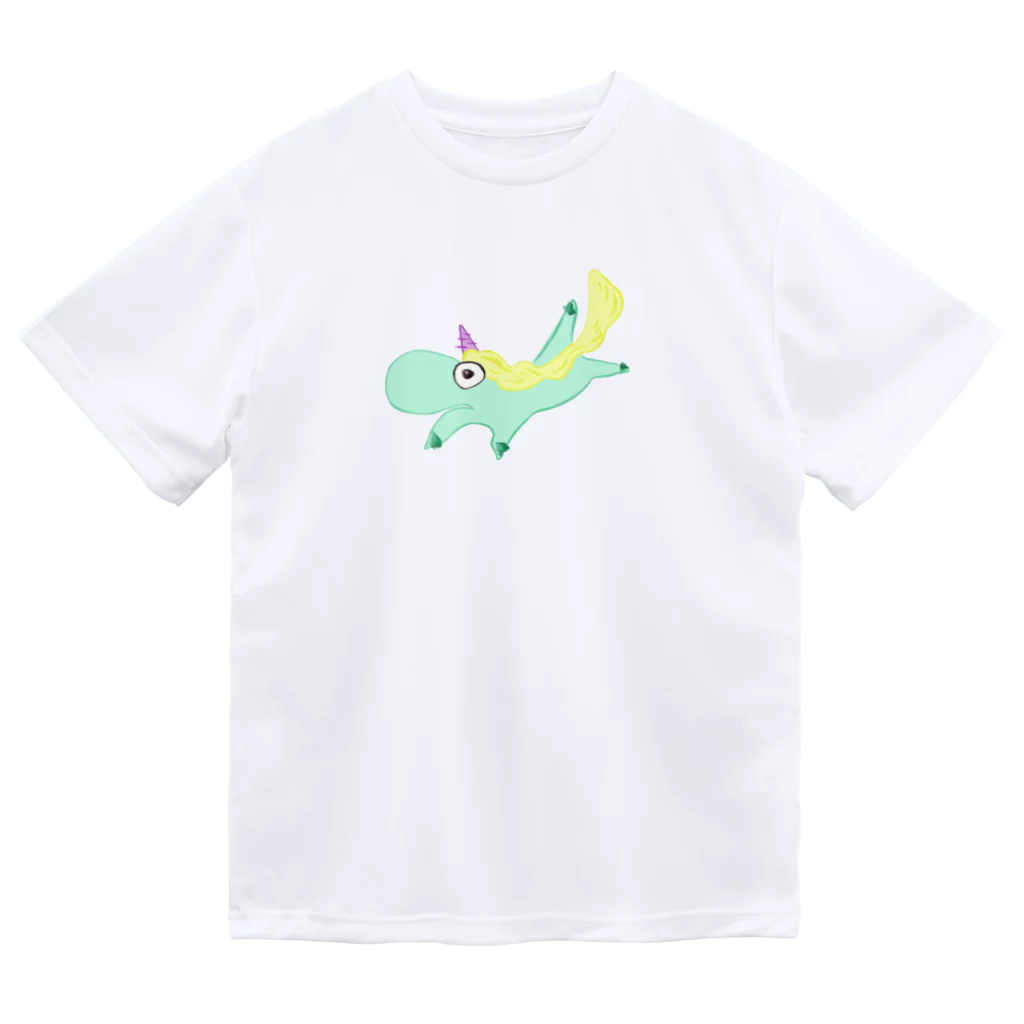 イカれポんちの無知なユニコーン ドライTシャツ