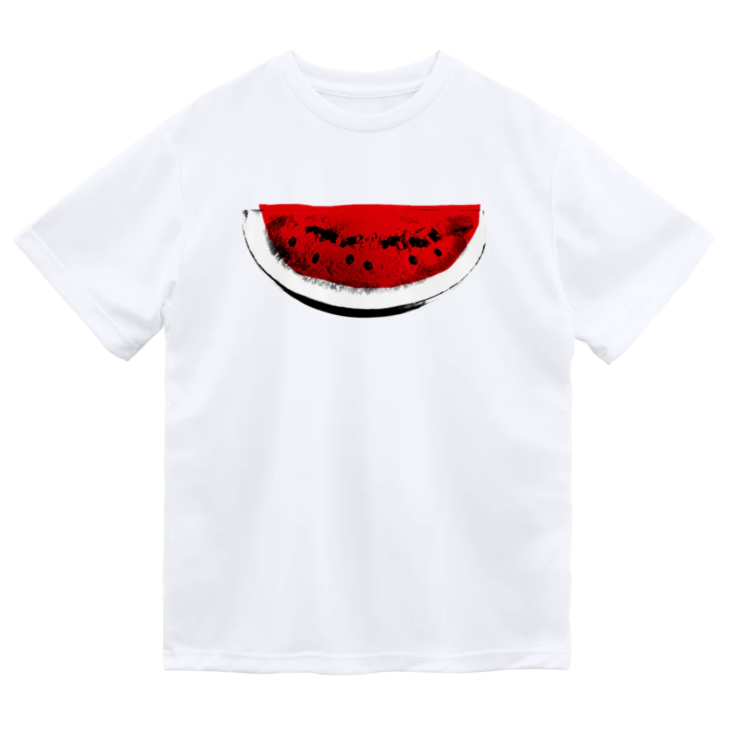 ヨープキャンが気になったのすいか -watermelon- 切 ドライTシャツ