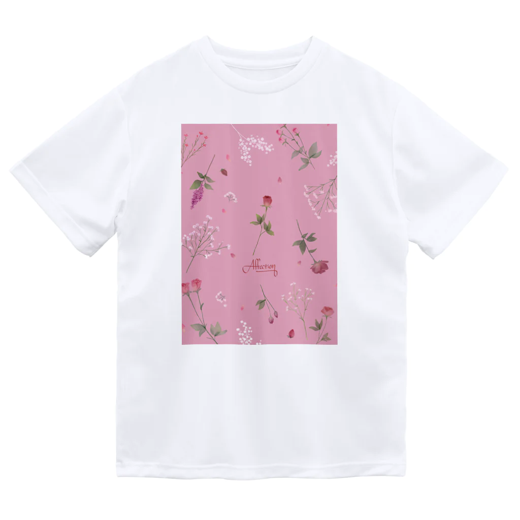 CANVAS.Incのillust-バラ Dry T-Shirt