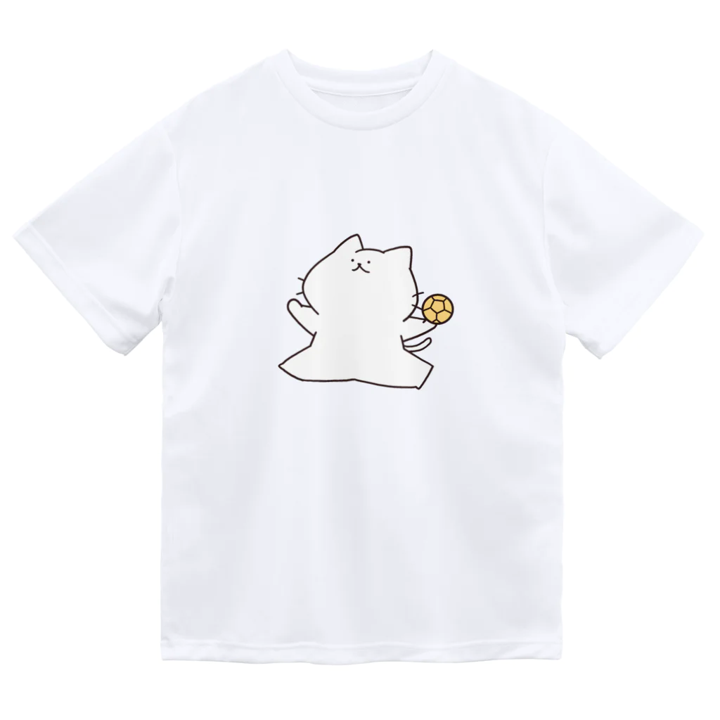 猫原のしのハンドボールにゃんこ ドライTシャツ