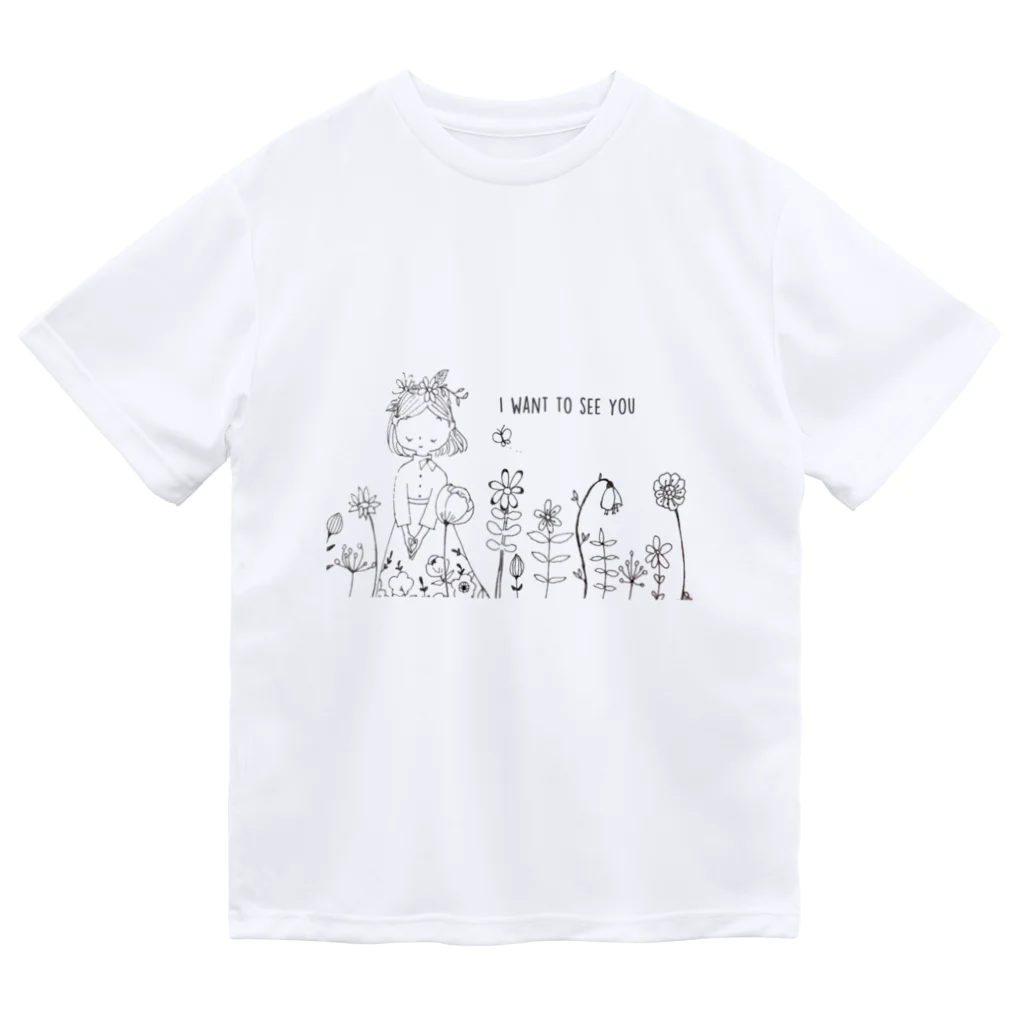 ジョリーマンダリンのI want to see you ドライTシャツ