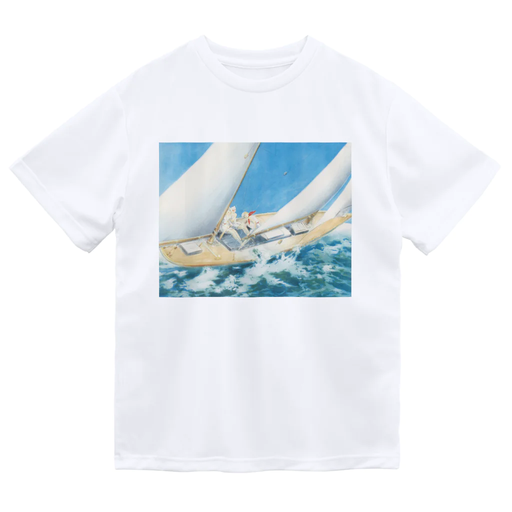 世界の絵画アートグッズのルイ・イカール《ヨットレース》 Dry T-Shirt