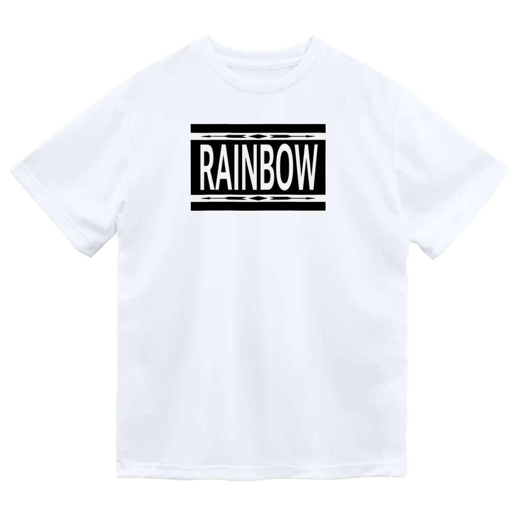 RAINBOW（レインボー）のオルテガブラック ドライTシャツ