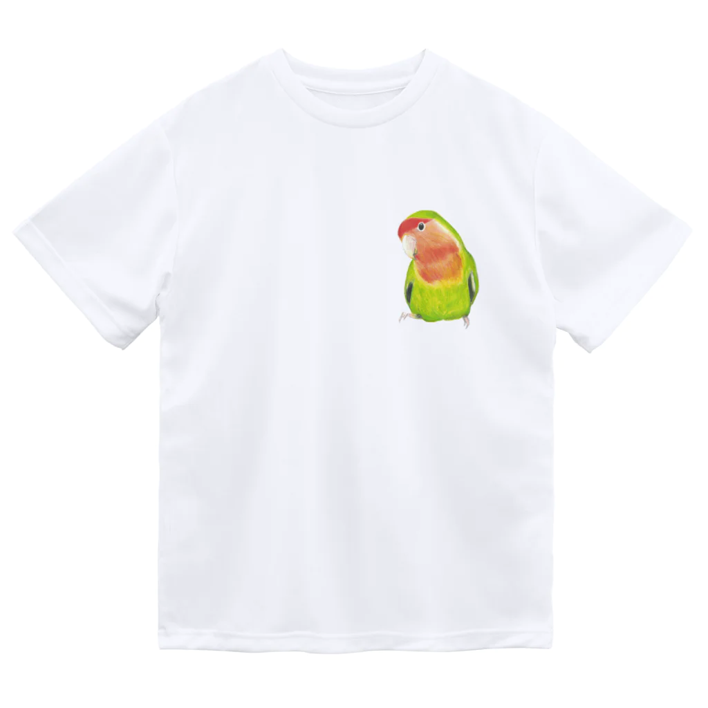 森図鑑の[森図鑑]コザクラインコ ノーマル ドライTシャツ