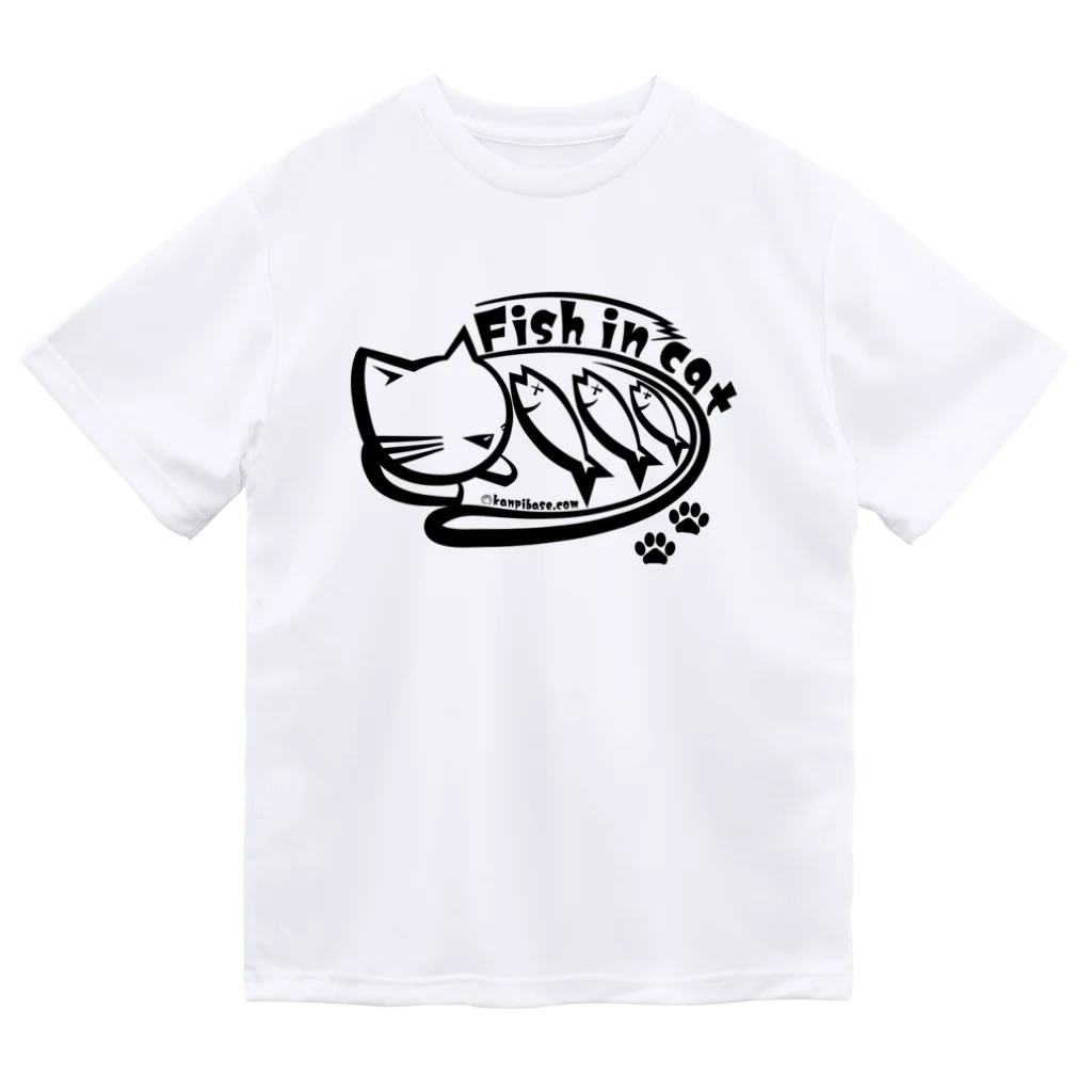 カンピのFish in cat Dry T-Shirt