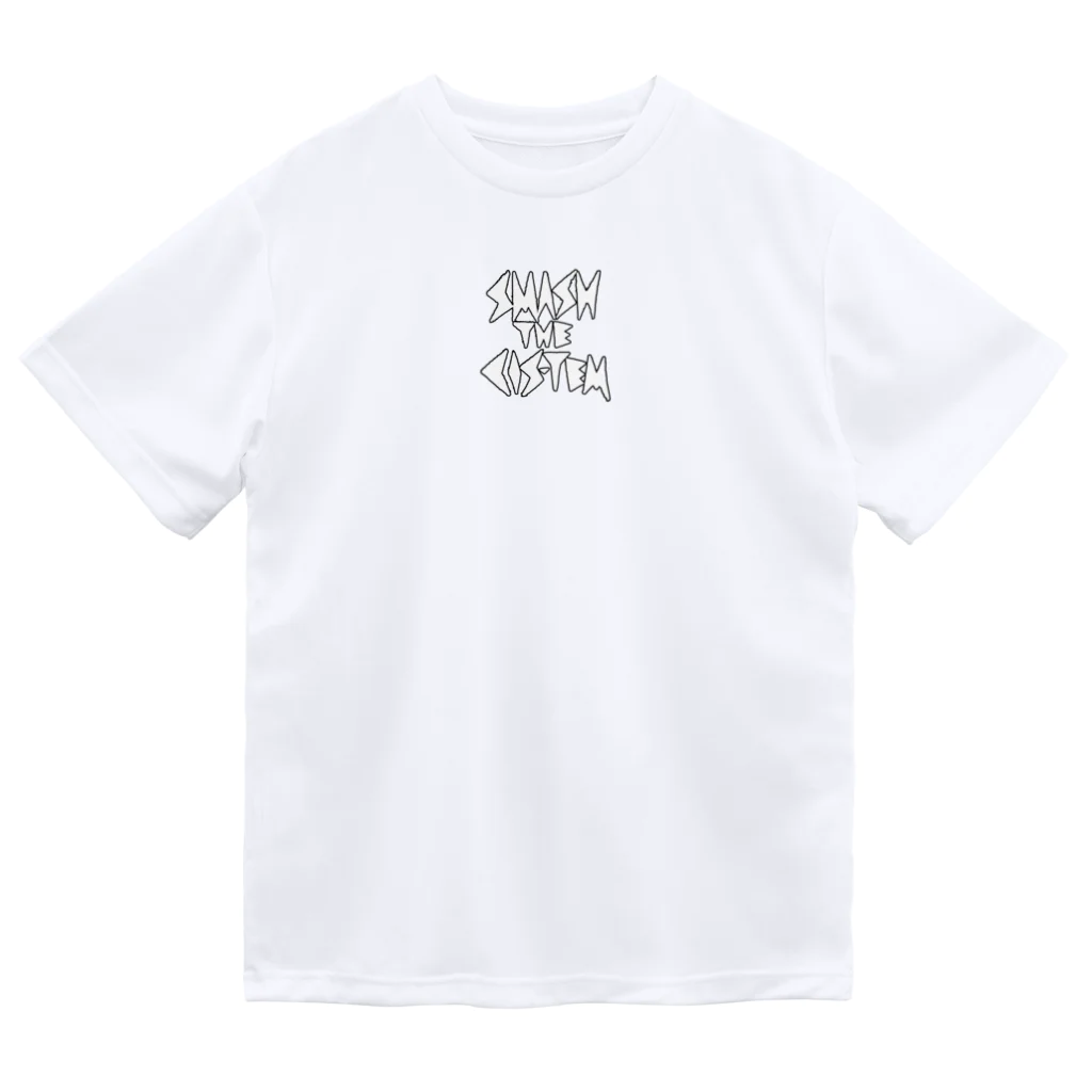 fox fox foxのSMASH THE CIS-TEM 白 Dry T-Shirt