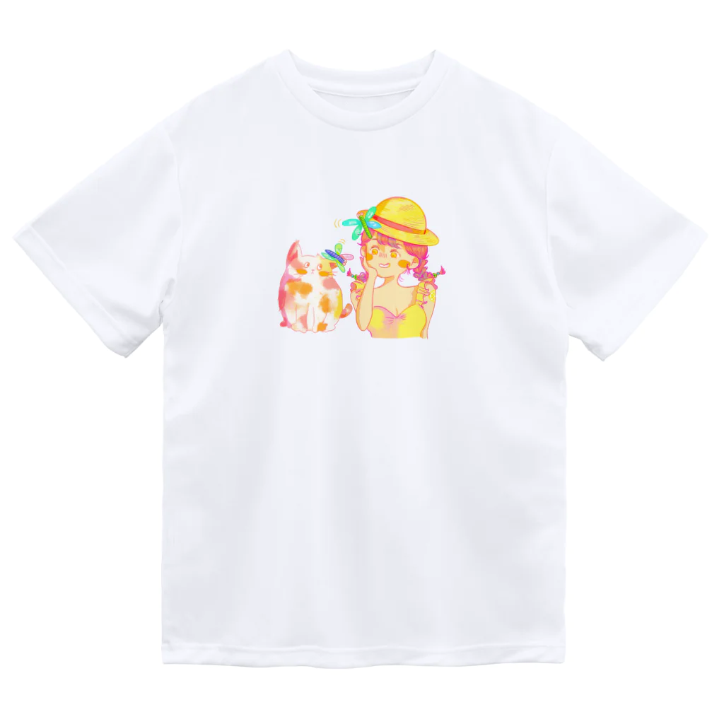 ahihoのおそろいな髪飾り ドライTシャツ