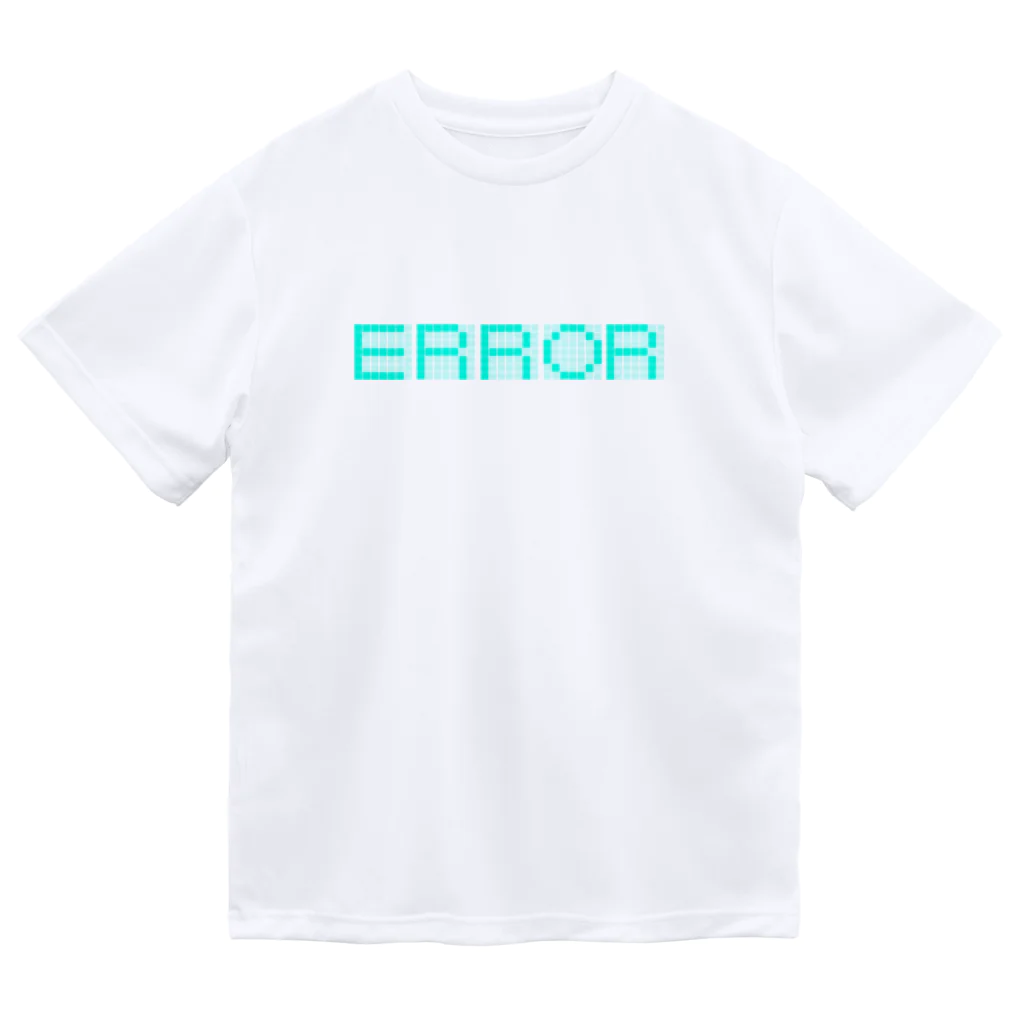 M/D(えむでぃー)のERROR ターコイズ ドライTシャツ