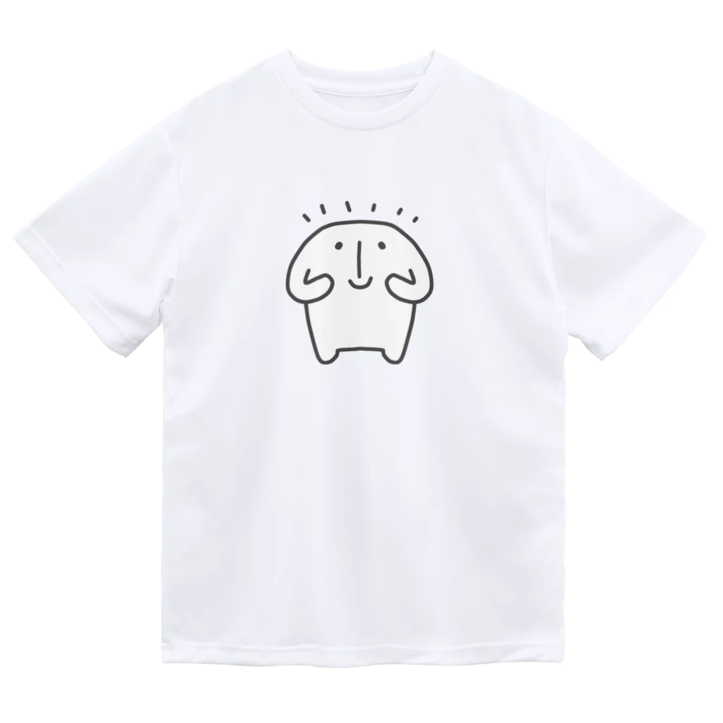 ペンギンのアトリエのしかく氏のTシャツ〜にこっ〜 Dry T-Shirt