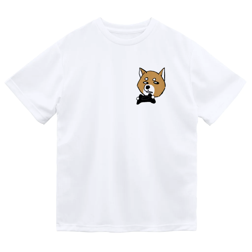 T部の豆柴ロック ドライTシャツ