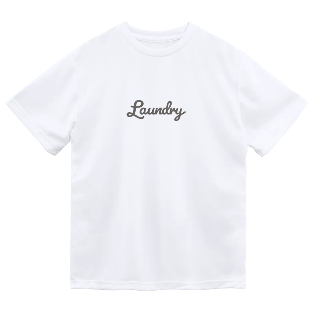 papiko くまさんの【裏表】ランドリーくまさん 洗濯表示 Dry T-Shirt