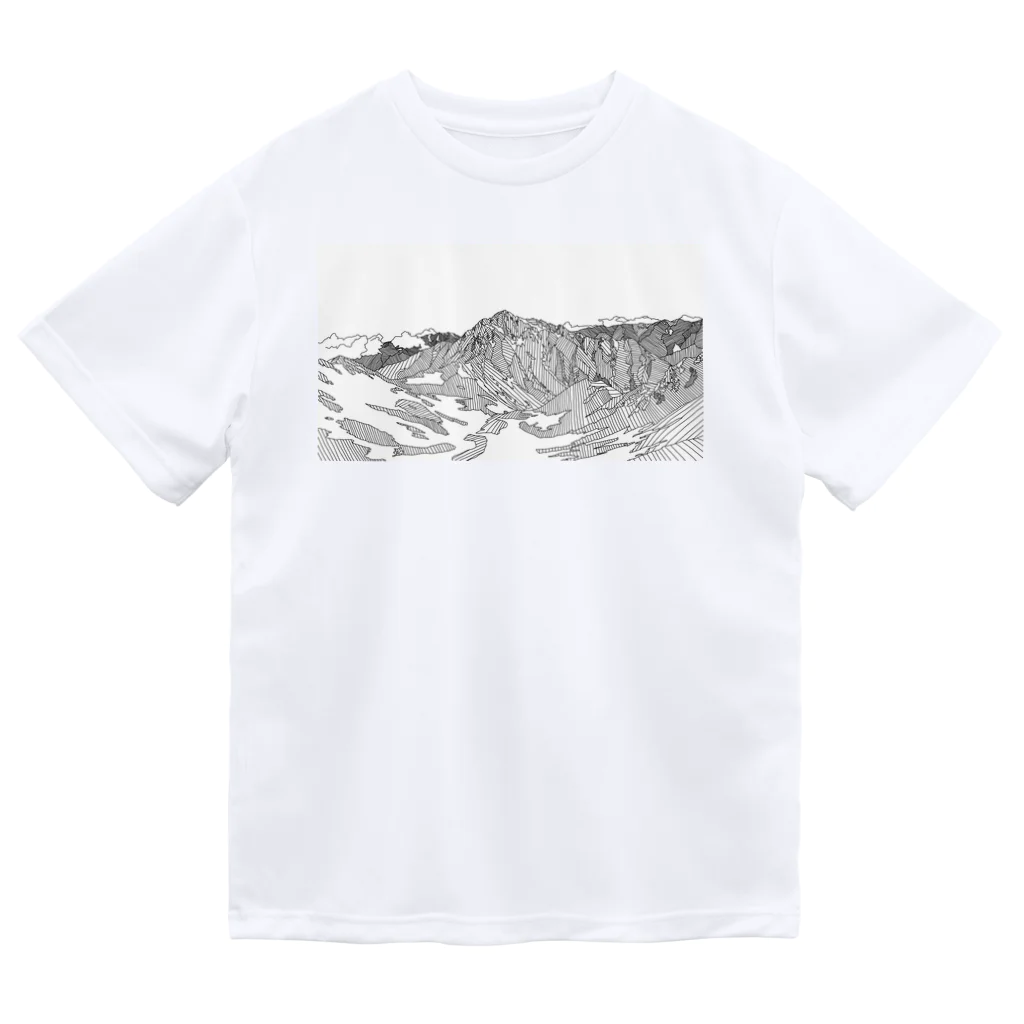 Therizi_nosaurusの剱岳 Dry T-Shirt