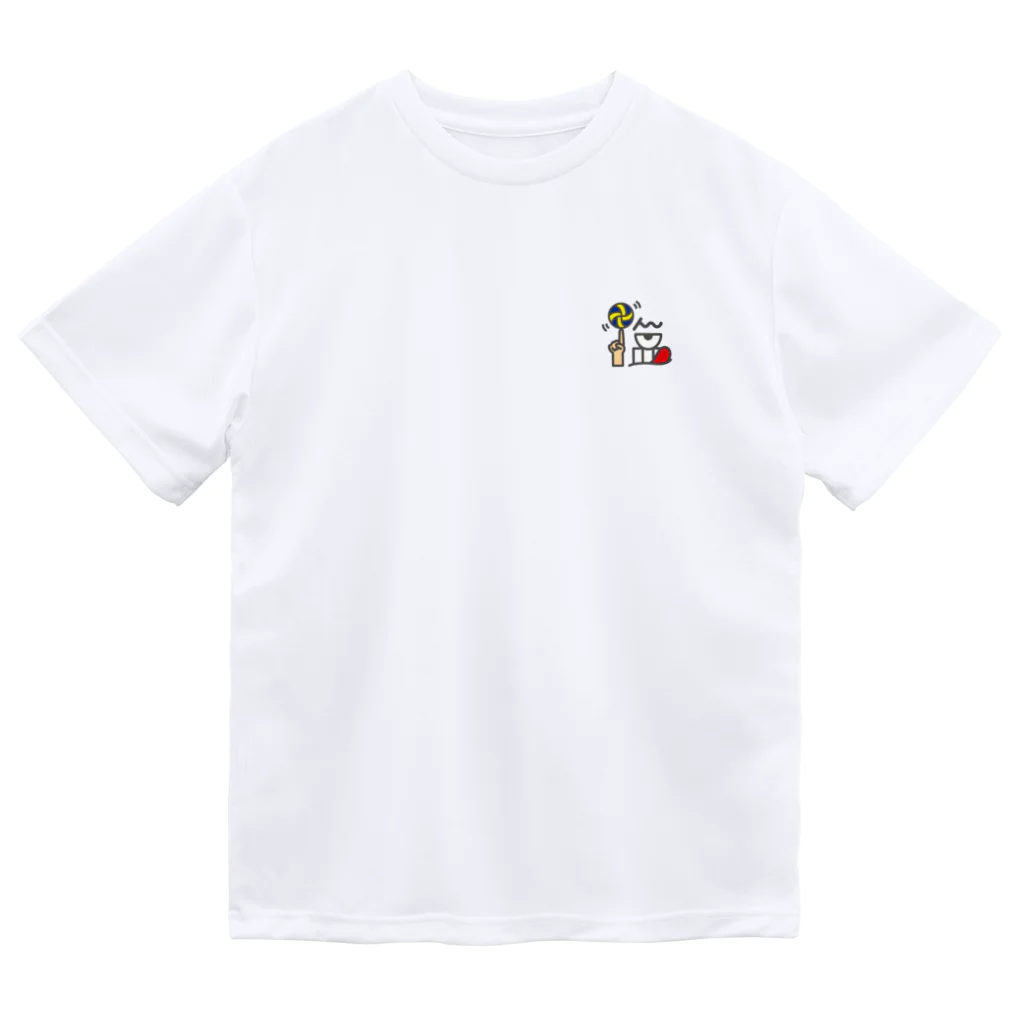 塩チャンネルの塩ちゃんロゴ ドライTシャツ