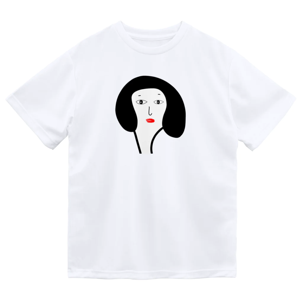 usa100の白塗り淑女 Dry T-Shirt