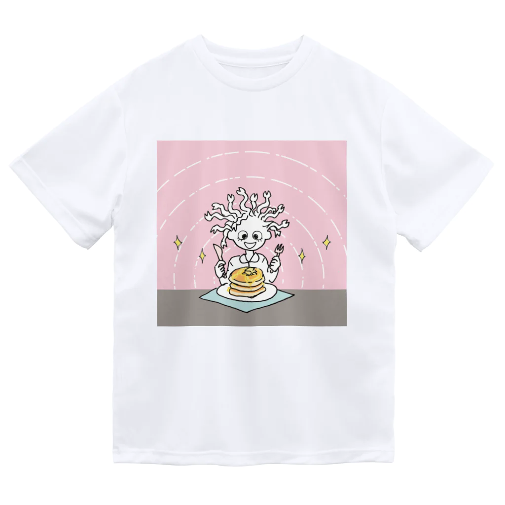杜の魚のホットケーキとメドゥーサ Dry T-Shirt
