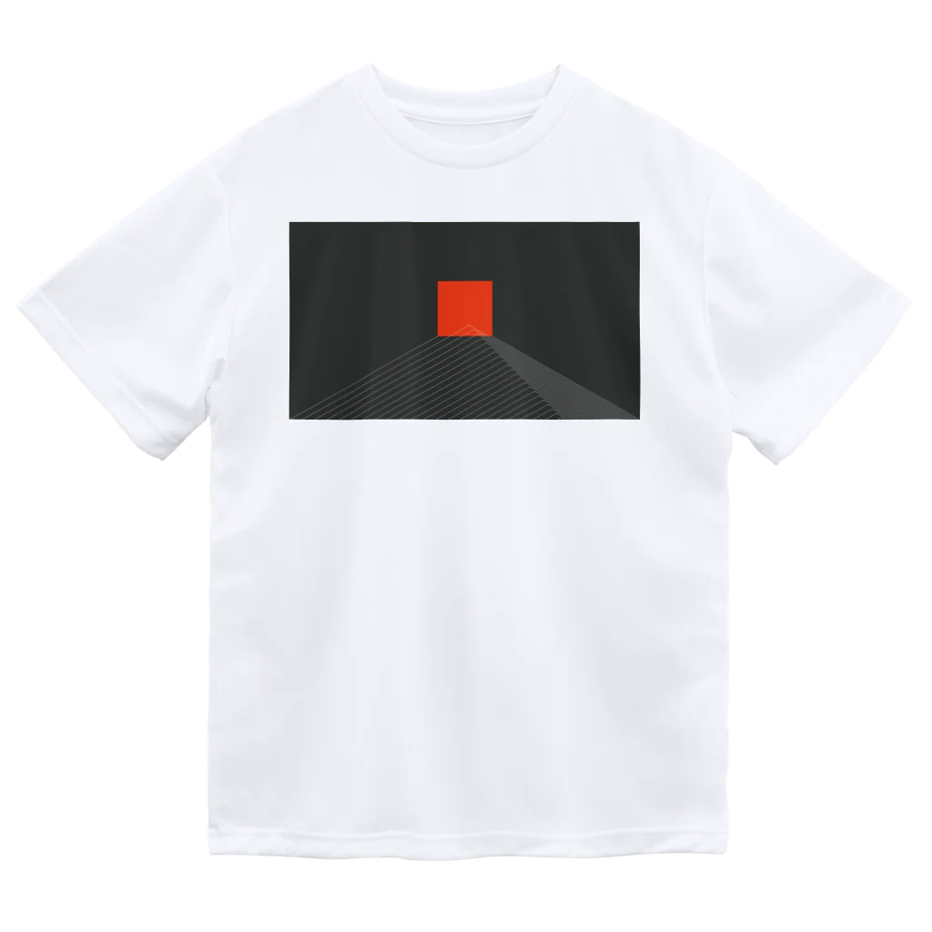 オレンジ色の山頂のUMEBOSHI Dry T-Shirt