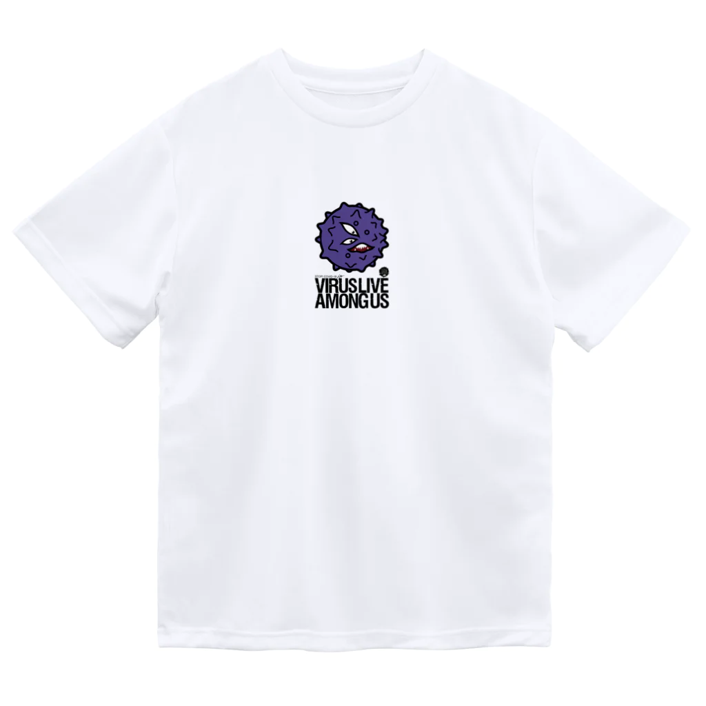 VIRUS.Paradiseの新型コロナウイルスCOVID-19 ドライTシャツ