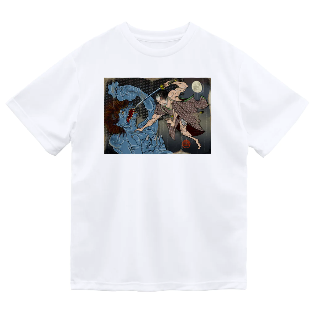 nidan-illustrationの"武者絵" 1-#1 Dry T-Shirt