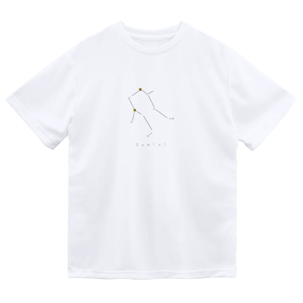 iiiiikustanの星座シリーズ　ふたご座　双子座　グッズ ドライTシャツ