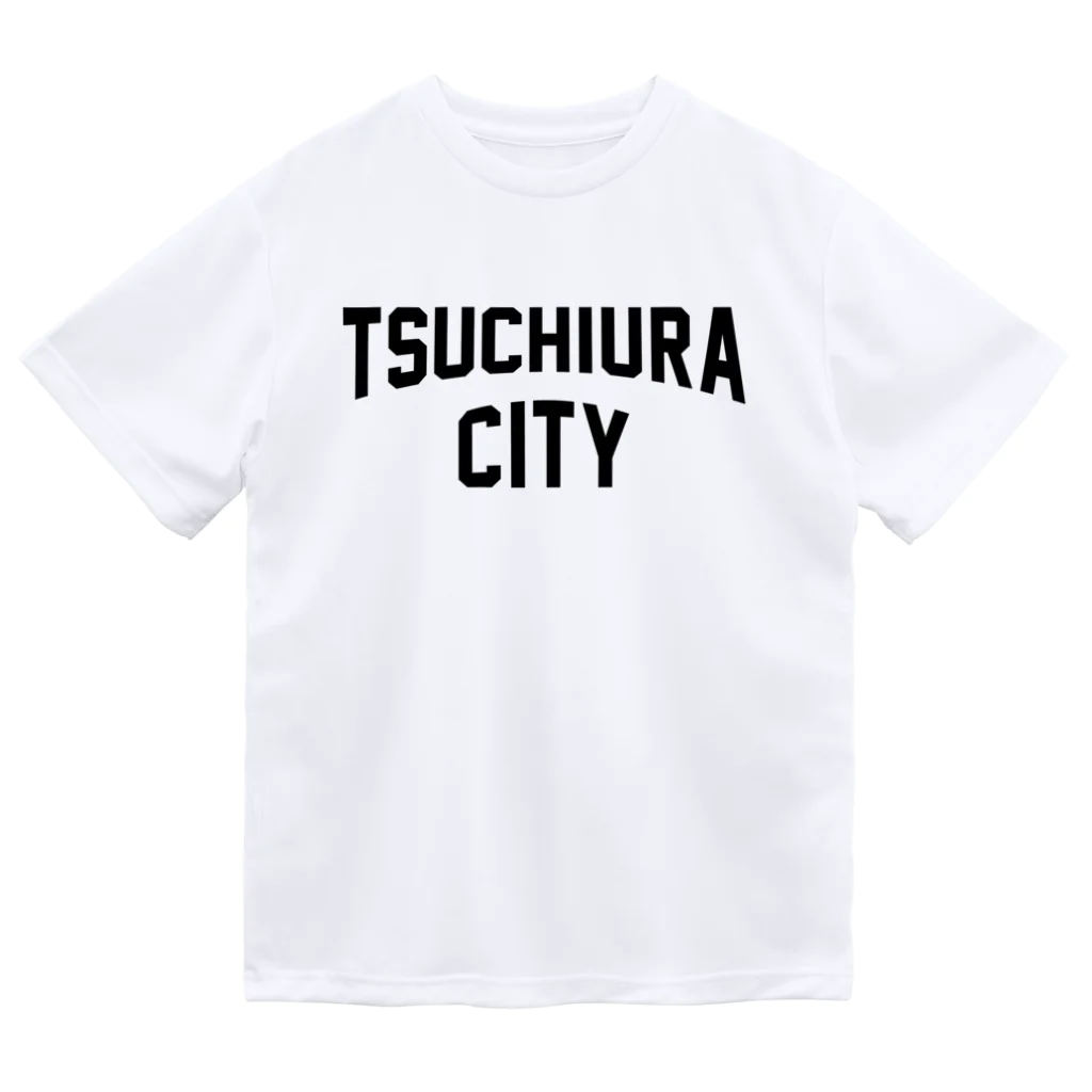 JIMOTOE Wear Local Japanの土浦市 TSUCHIURA CITY ロゴブラック ドライTシャツ