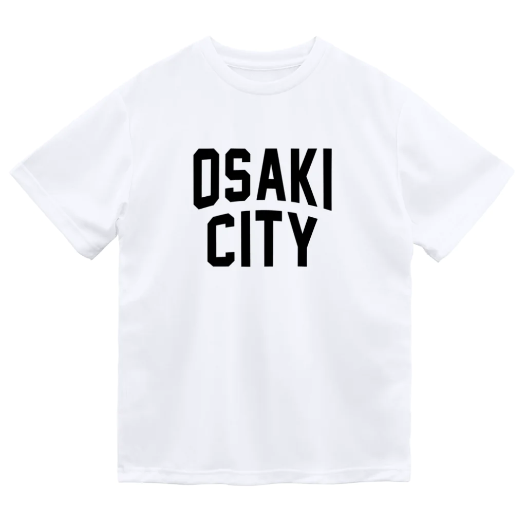 JIMOTO Wear Local Japanの大崎市 OSAKI CITY　ロゴブラック Dry T-Shirt