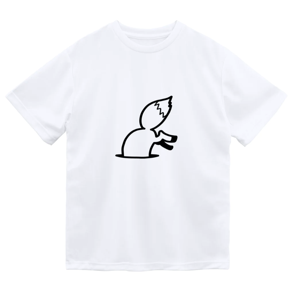 電卓商店SUZURI店の飛び狩るキツネ Dry T-Shirt