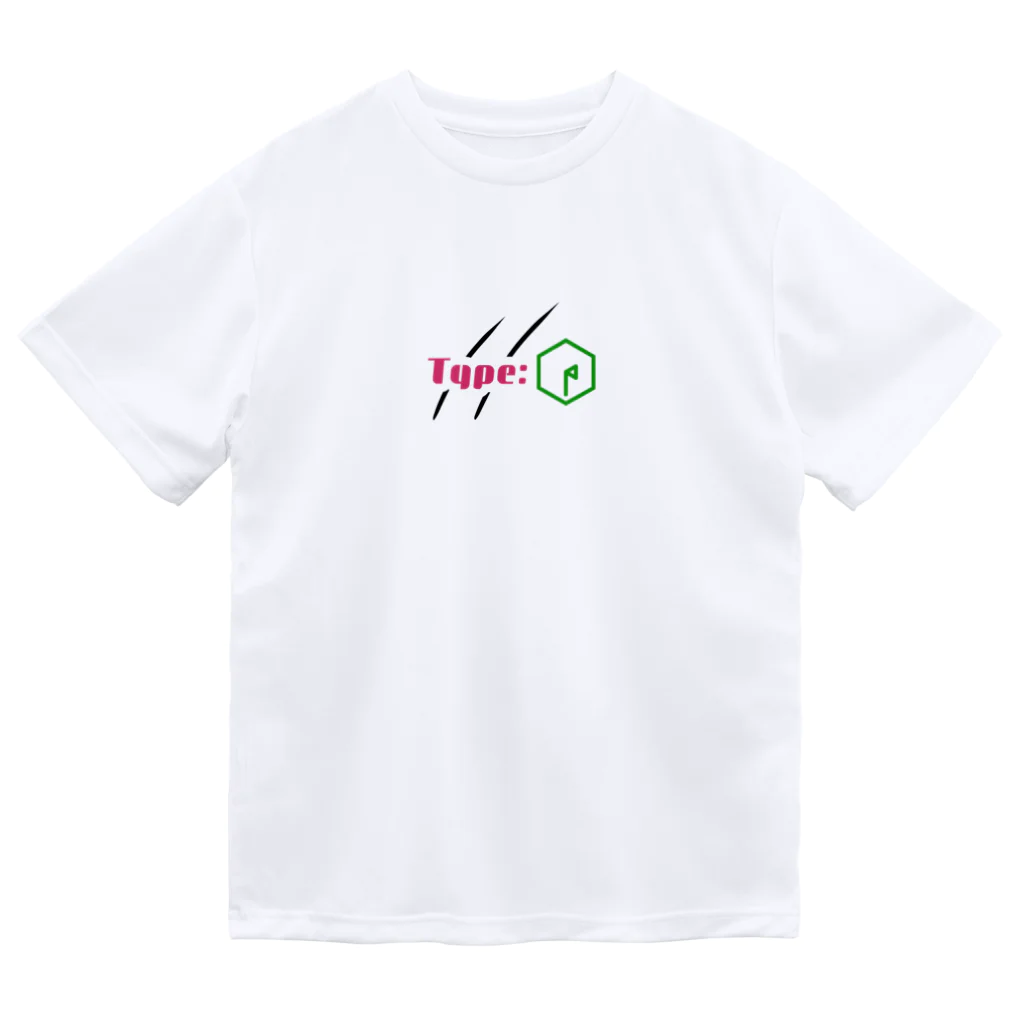 Type:PのType:P 「ロゴ」モデル ドライTシャツ