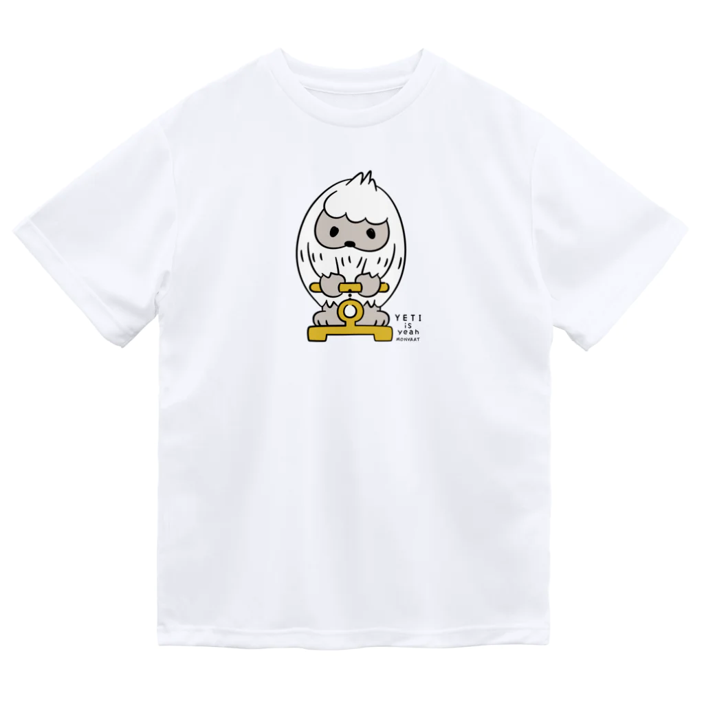 イラスト MONYAAT のはいきんりょくチェック M Dry T-Shirt