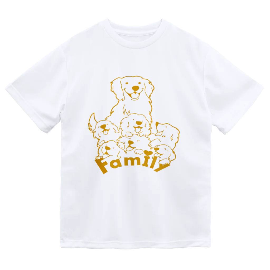 lamp927のゴル家族 ドライTシャツ