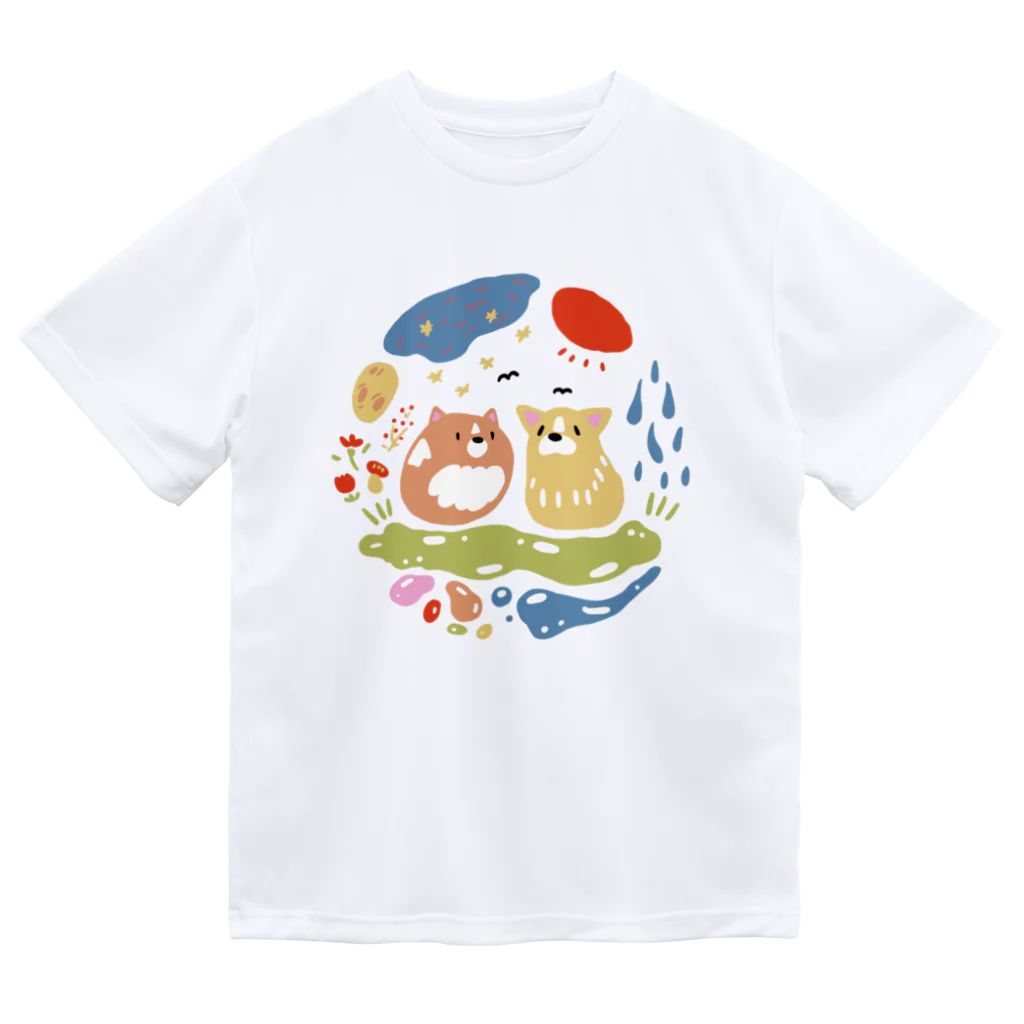 panda_no_kodomoのコーギーシリーズ Dry T-Shirt