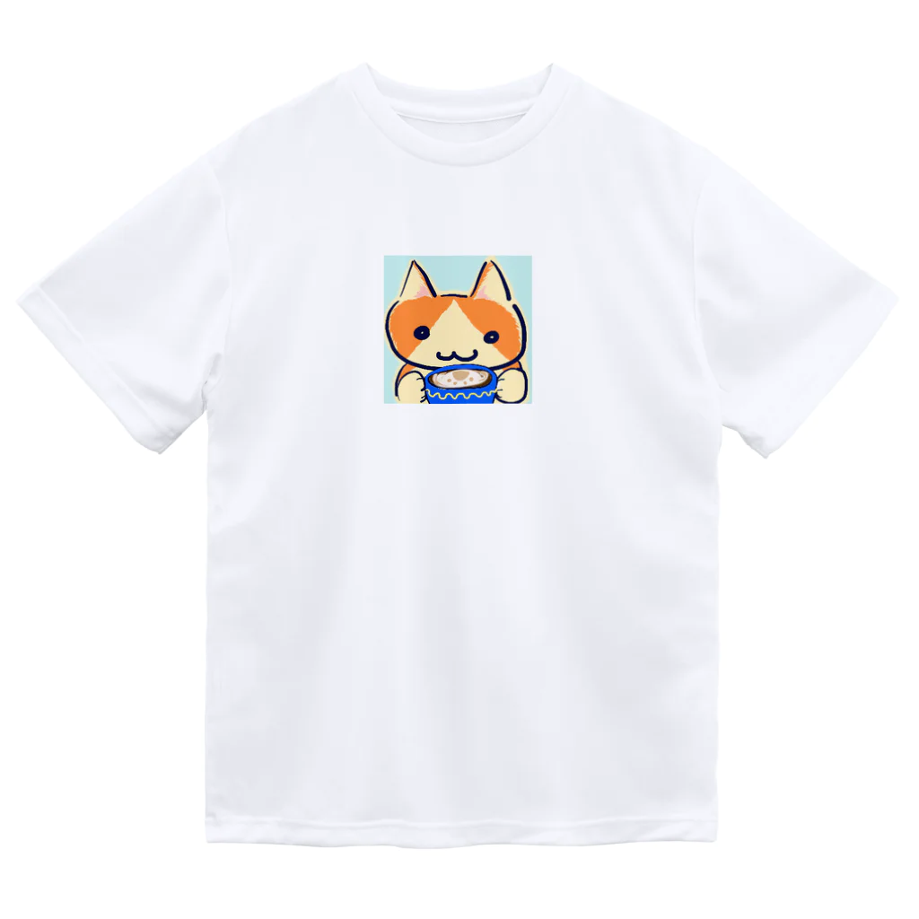 堕落猫のねこちゃんとココア Dry T-Shirt