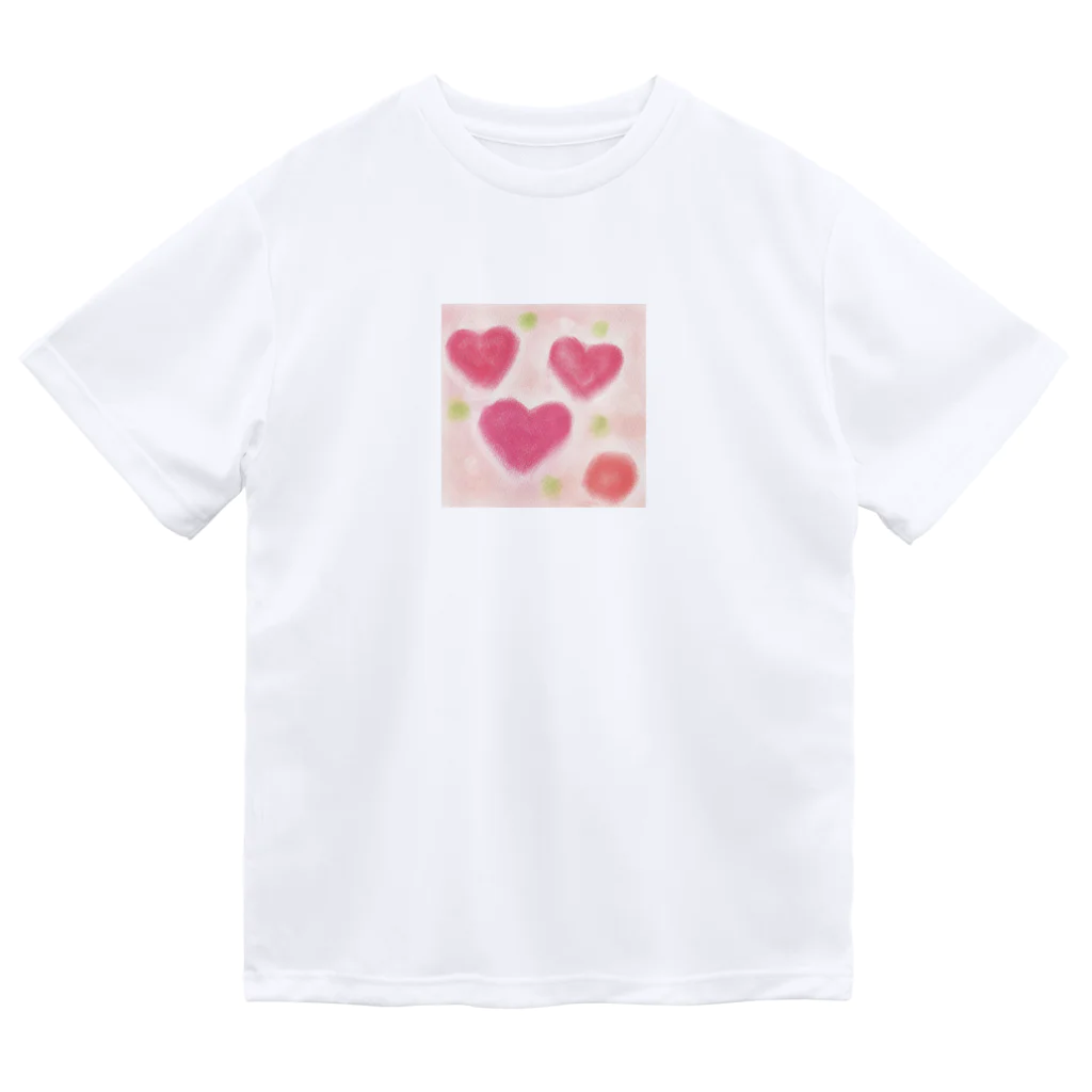 my pastel（いしはら　まさこ）のハートの果物 Dry T-Shirt