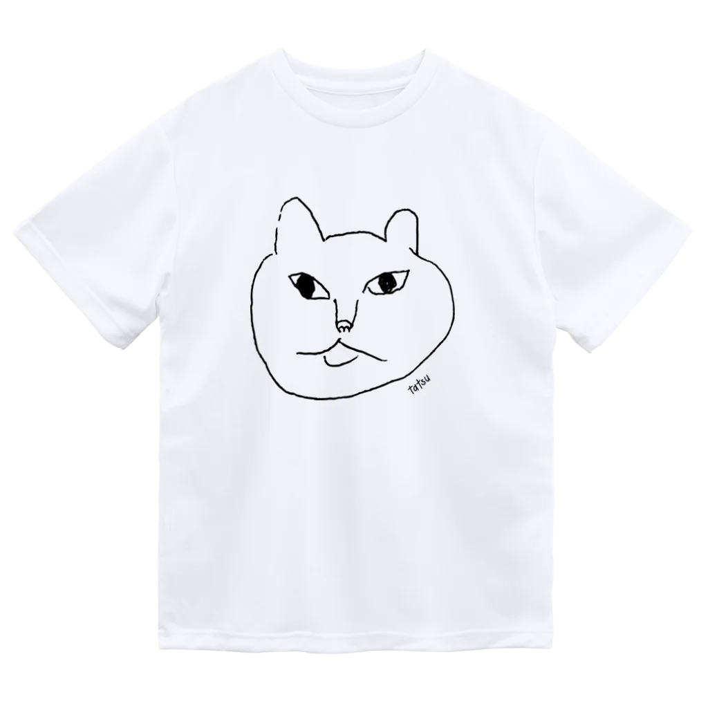 しばいぬとくろねこのOINOE ねこ （黒） ドライTシャツ