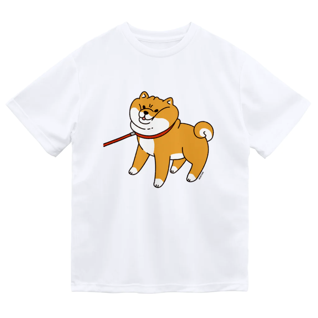 もんとみ | もっちり動物造形作家の散歩から帰りたくない柴犬 ドライTシャツ