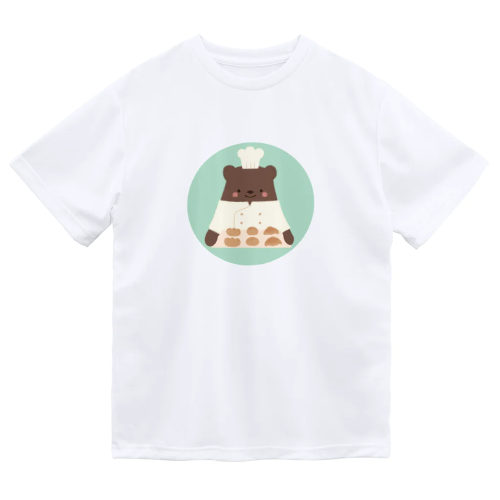 tamamiのくまのパン屋さん ドライTシャツ
