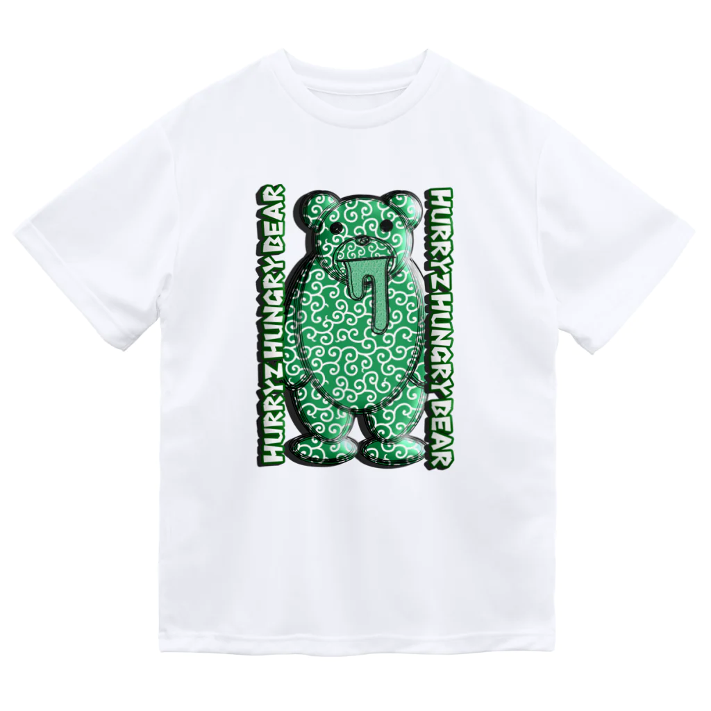 Hurryz HUNGRY BEARのHurryz HUNGRY BEAR唐草 Dry T-Shirt