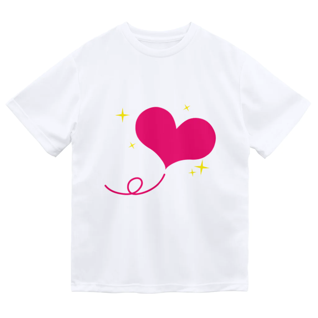 MAGENTA INFINITYのかわいいハートキラキラ Dry T-Shirt