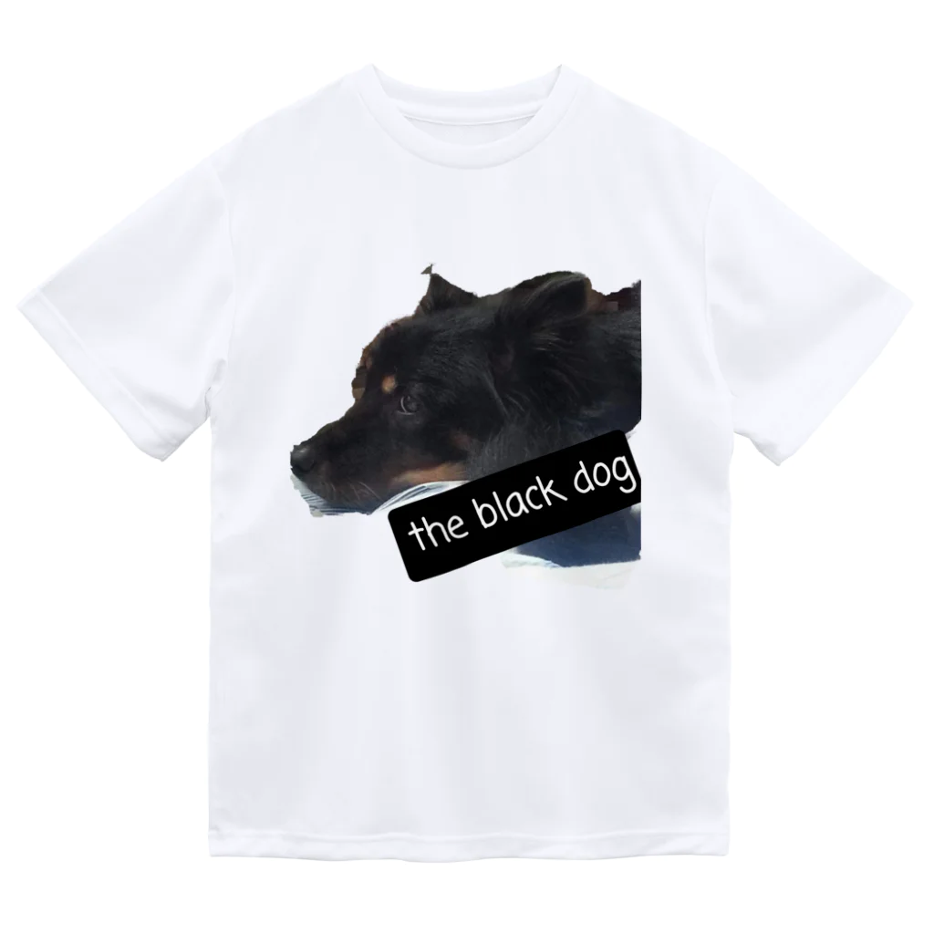 SASARiNS のThe black dog Dry T-Shirt