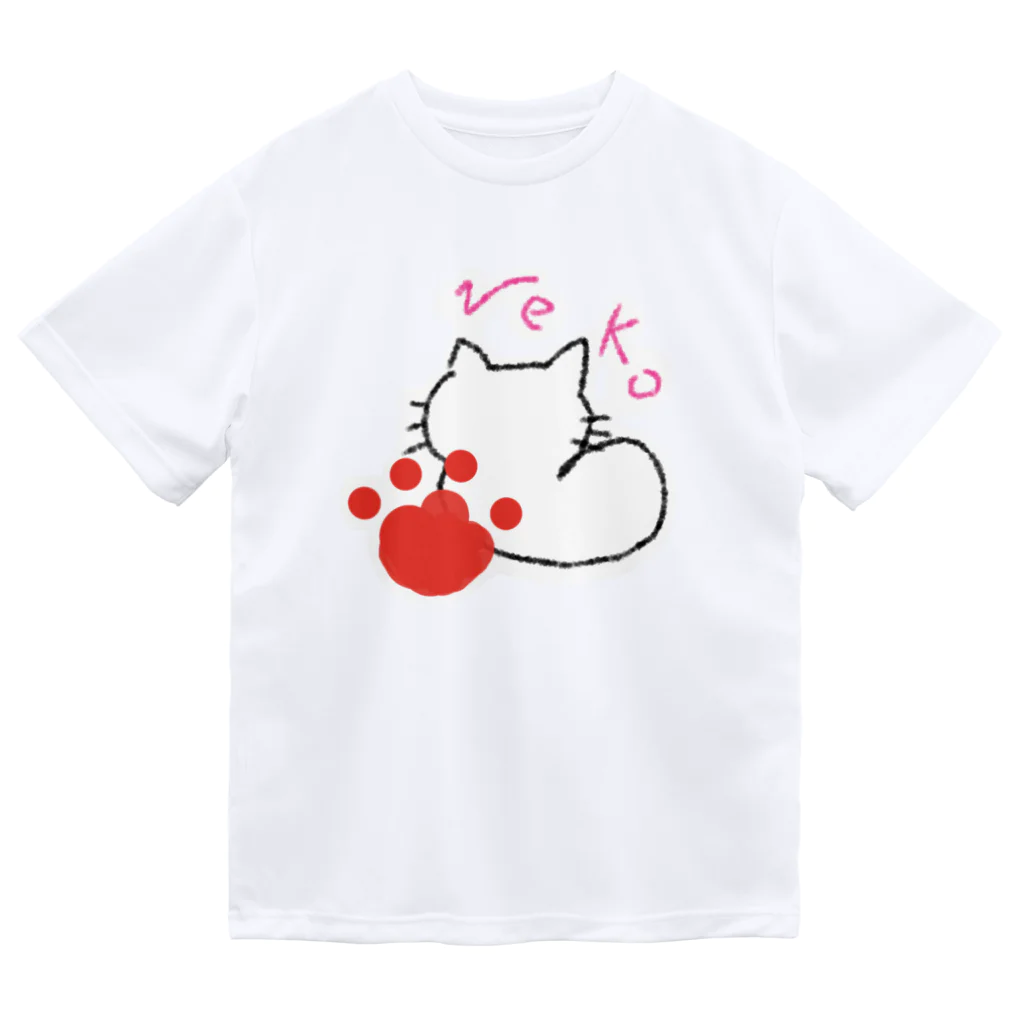 クリームあんみつのねこらぶ♥️ ドライTシャツ