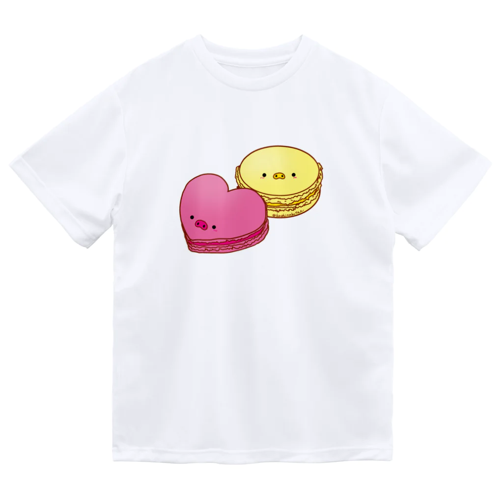 Draw freelyのマカロン ドライTシャツ