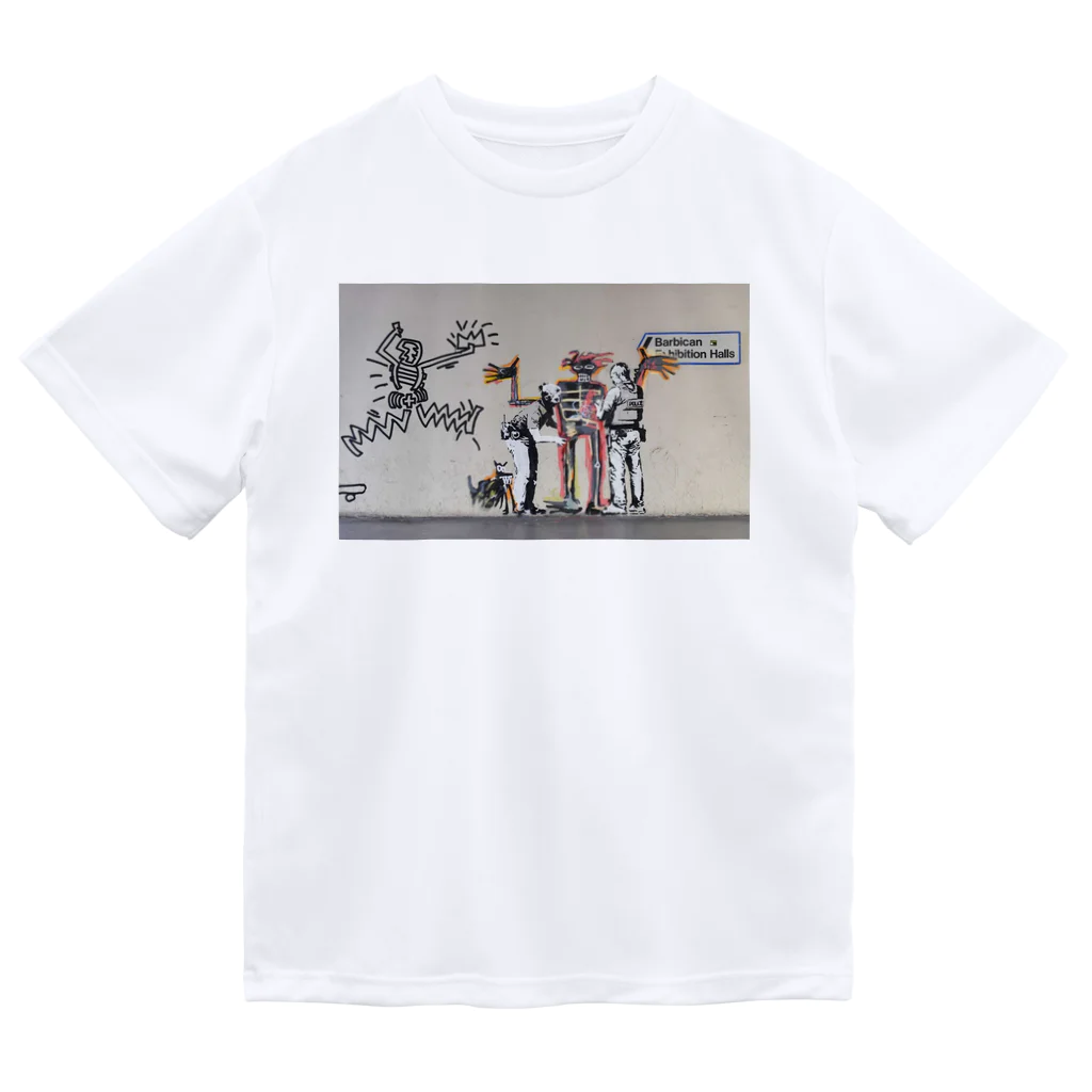 art-graffitiのWith Basquiat ドライTシャツ