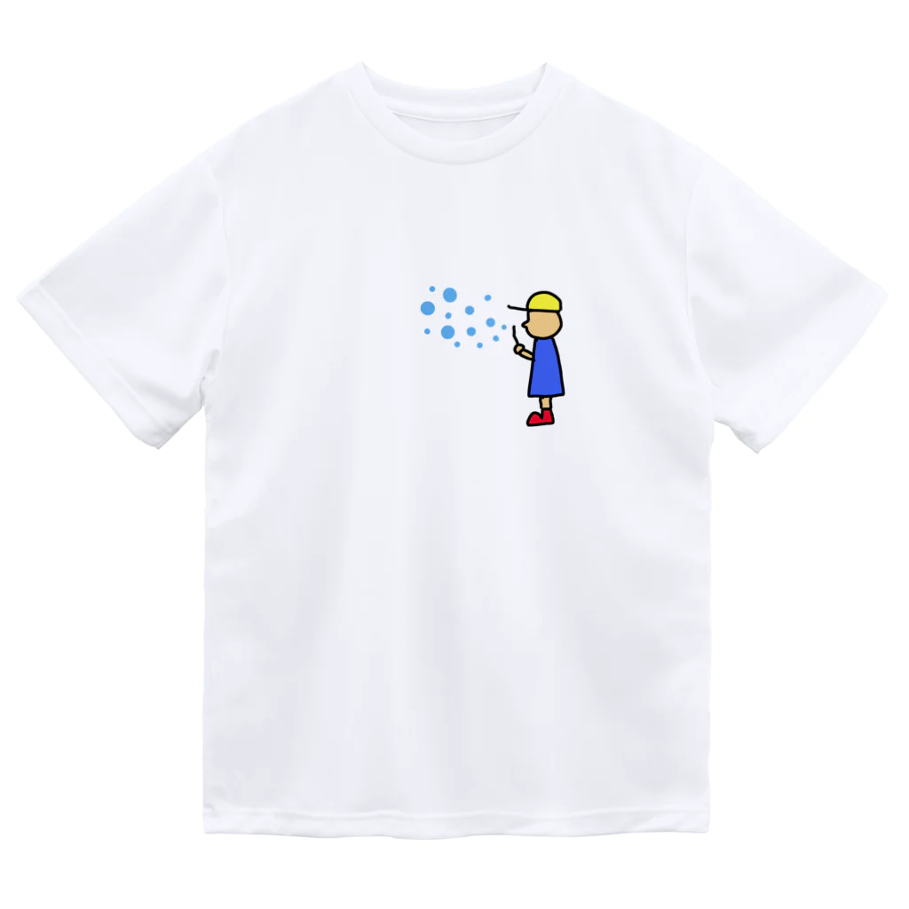 cardboardartzのシャボン玉ボーイ ドライTシャツ