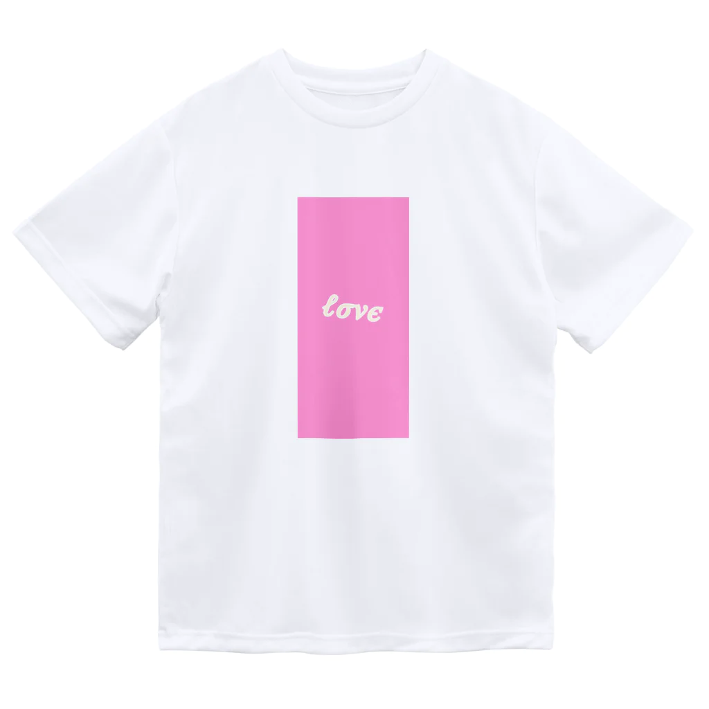 SummerのLove_pink ドライTシャツ