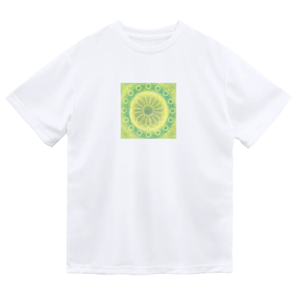 my pastel（いしはら　まさこ）の陽だまりの曼荼羅アートグッズ。 Dry T-Shirt