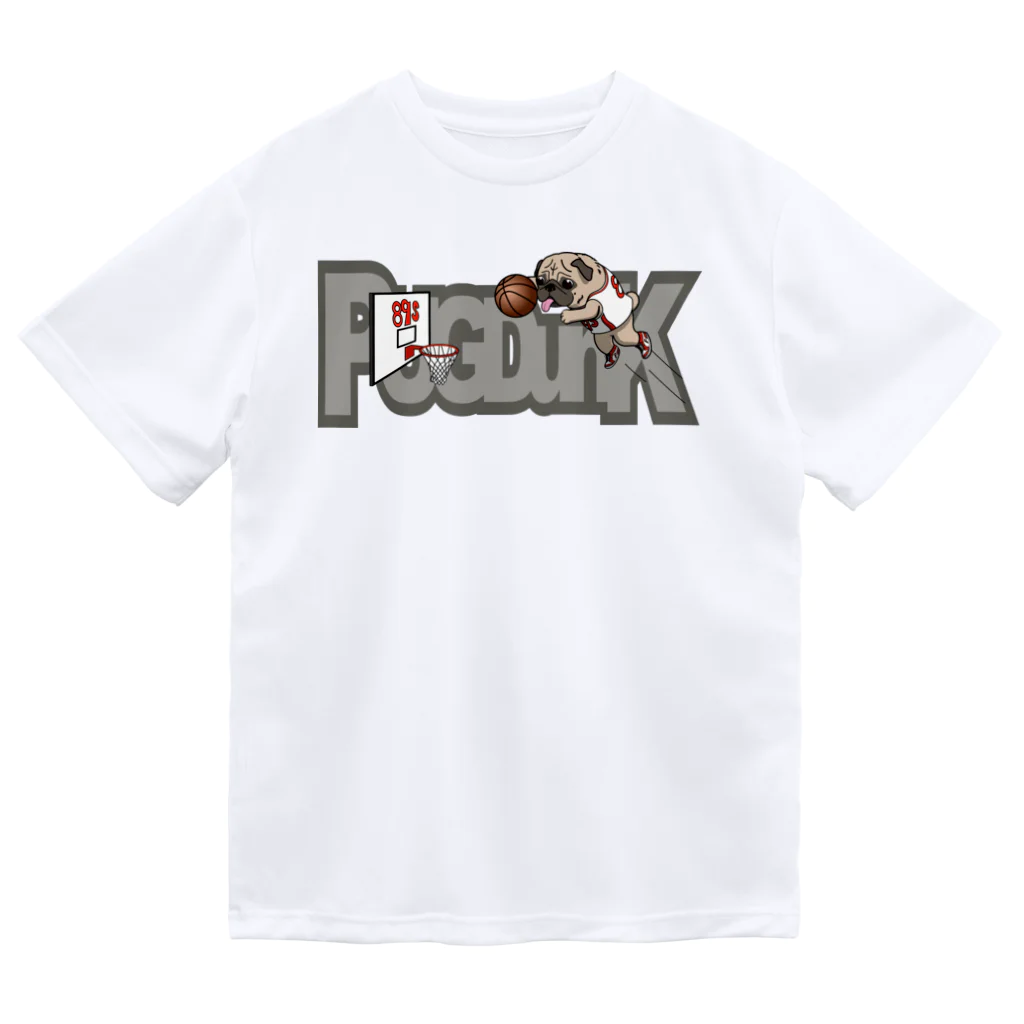 パグ PUG ぱぐ  OHMAI GALLERYのPUG-パグ-ぱぐ　おパグダンク ウェア Dry T-Shirt