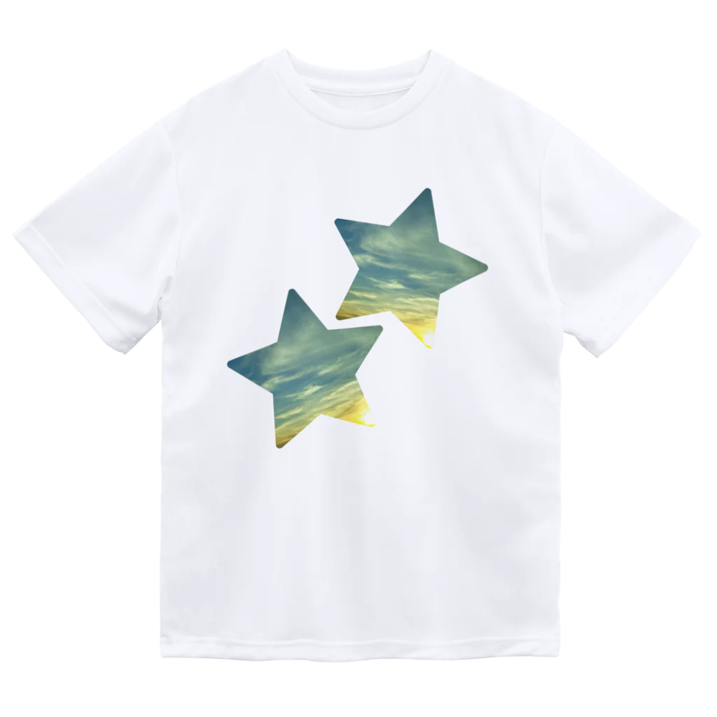 WINDOWの朝の星空 Dry T-Shirt