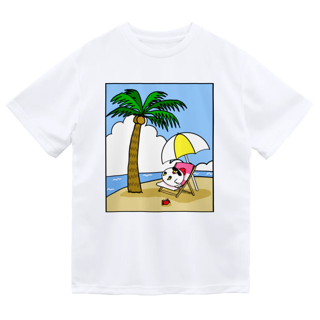 NOKIO MUXのニワトリの休日　夏C ドライTシャツ